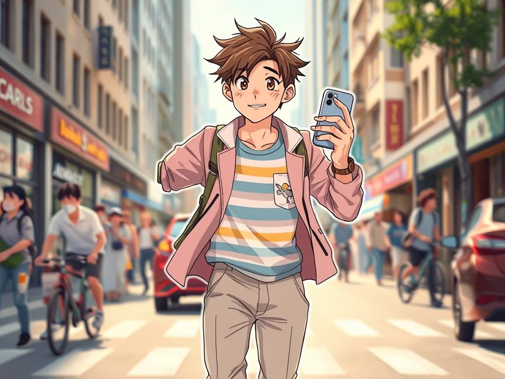 双子座忙碌头像男生动漫