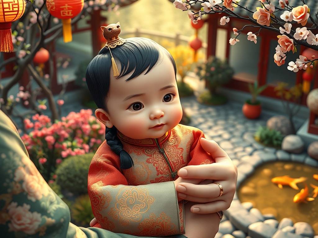 大年初一出生的属猪男孩(1)