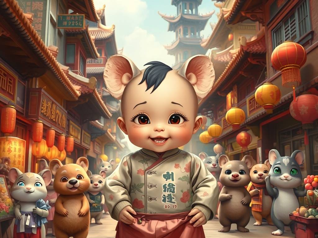 鼠年宝宝叫麦兜