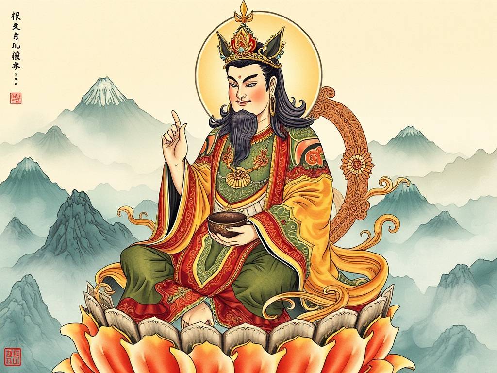 属马本命佛大势至菩萨图片