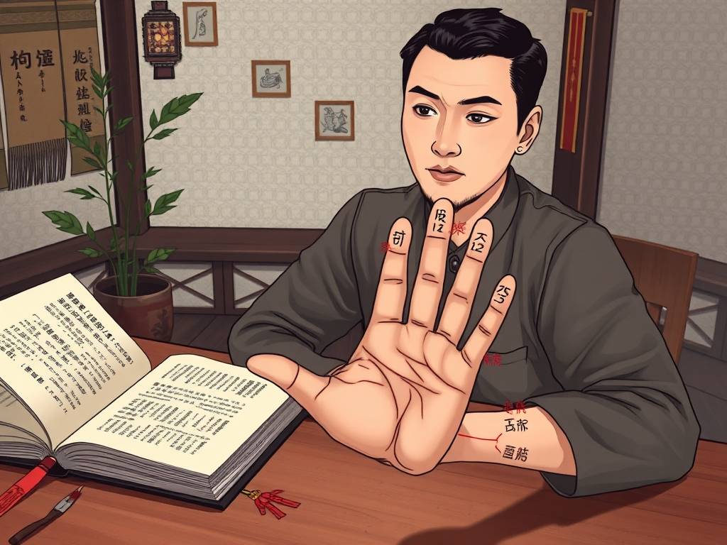 怎么样看手相图解算命运男士