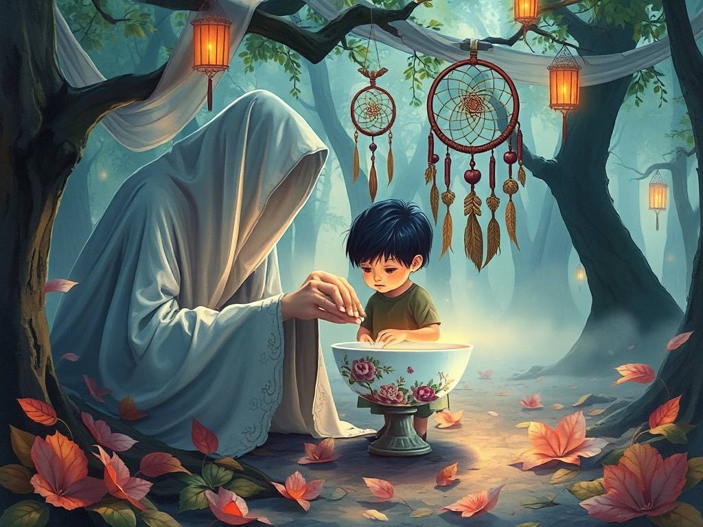梦见有人给自己儿子看手相(1)