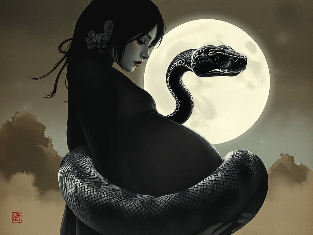 孕妇梦见黑白相间的蛇是男是女