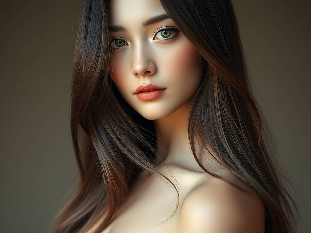 长发美女头像图片 微信(1)