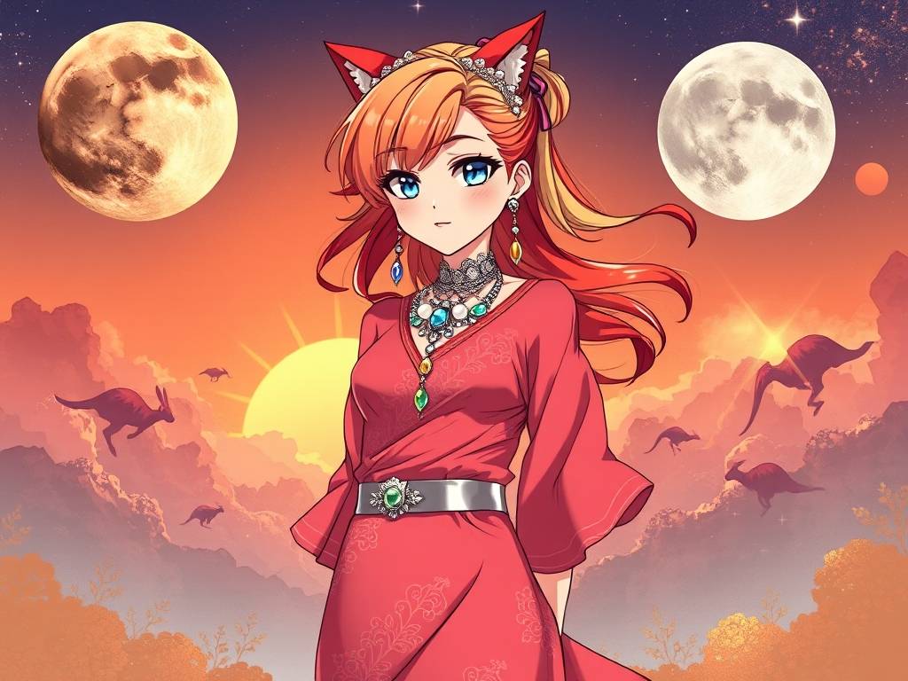 双子座画像女生动漫