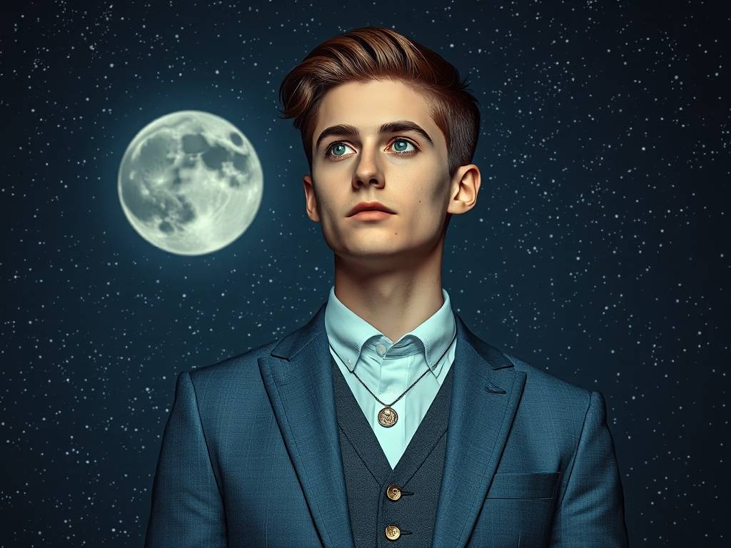 天秤座星空男生头像高清