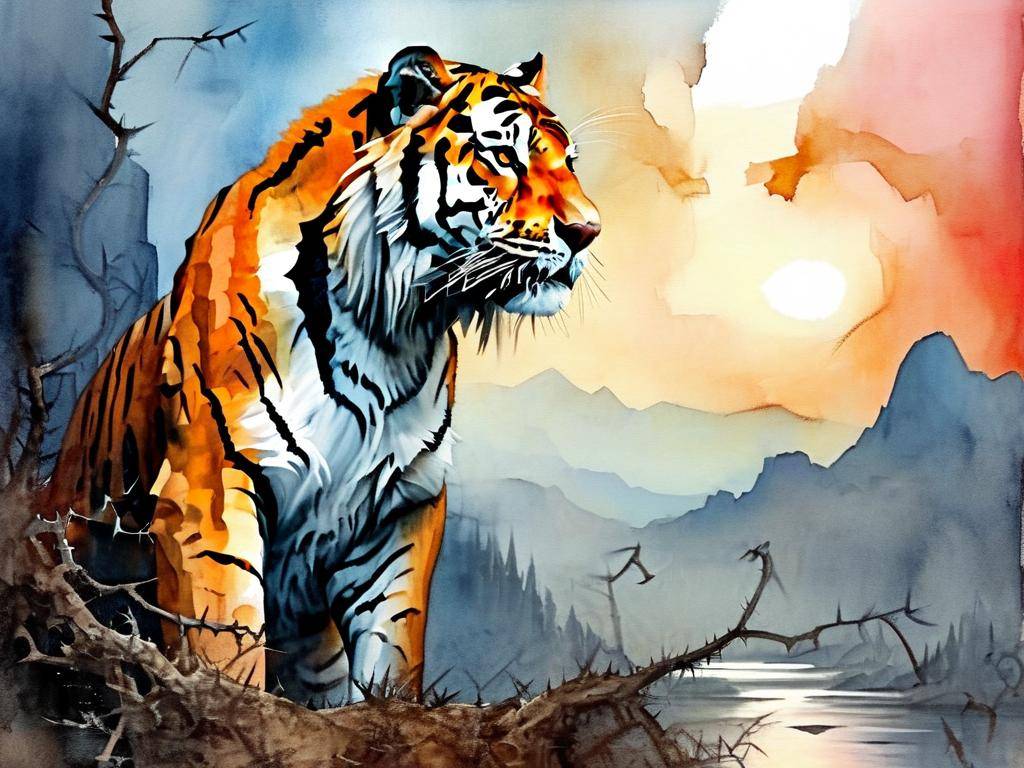 属虎的图案