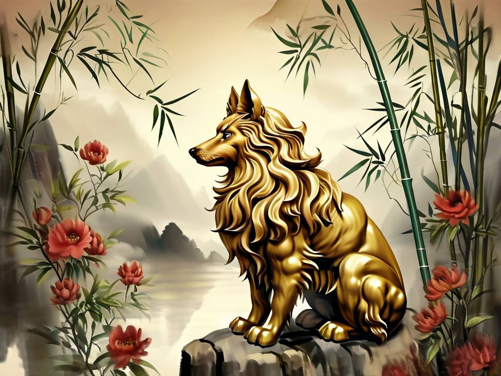 属狗的挂什么画招财