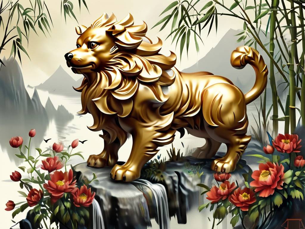 属狗的挂什么画招财