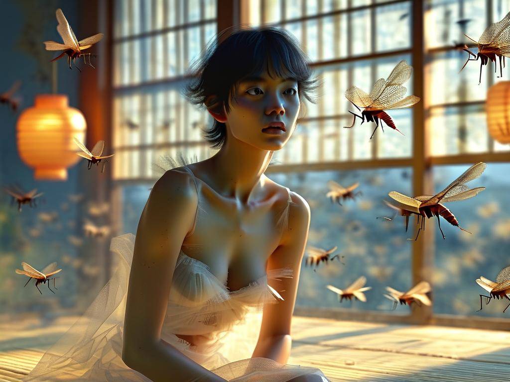 梦见一群蚊子围着咬自己