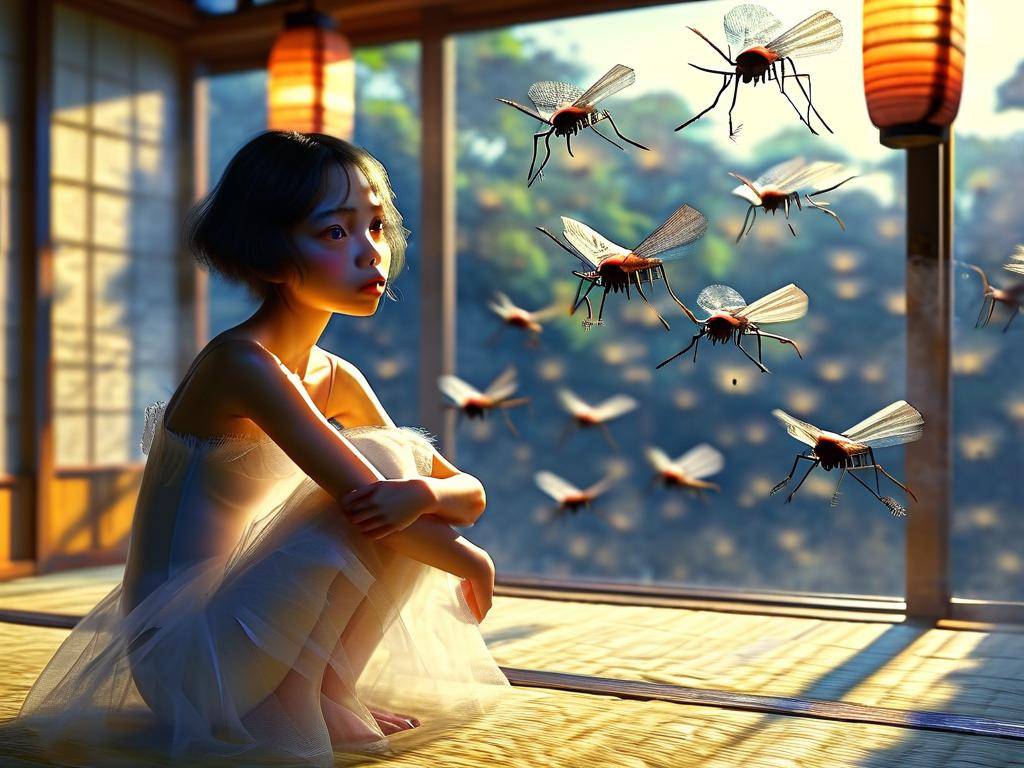 梦见一群蚊子围着咬自己
