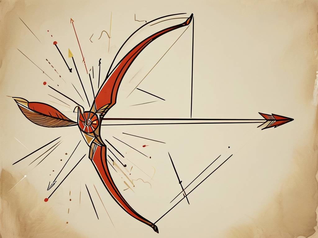 射手座的画法,简笔画(1)