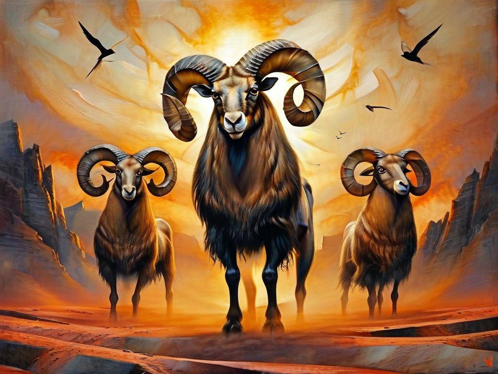白羊座绘画教程