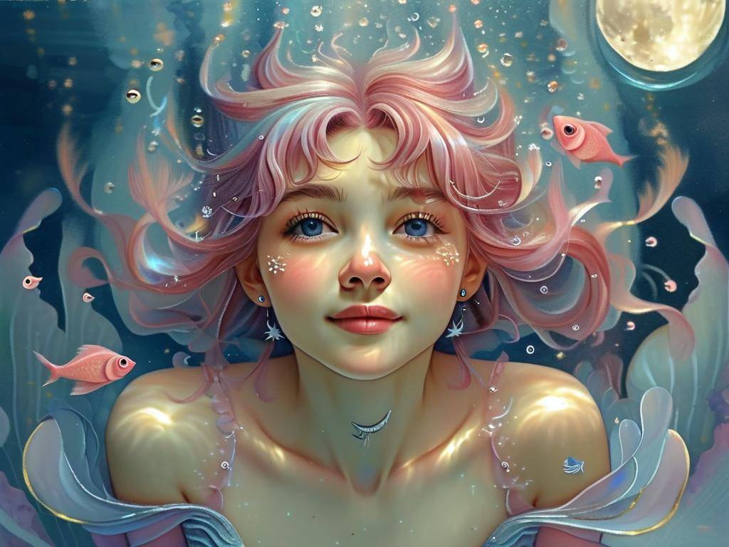 双鱼座头像女生版可爱壁纸