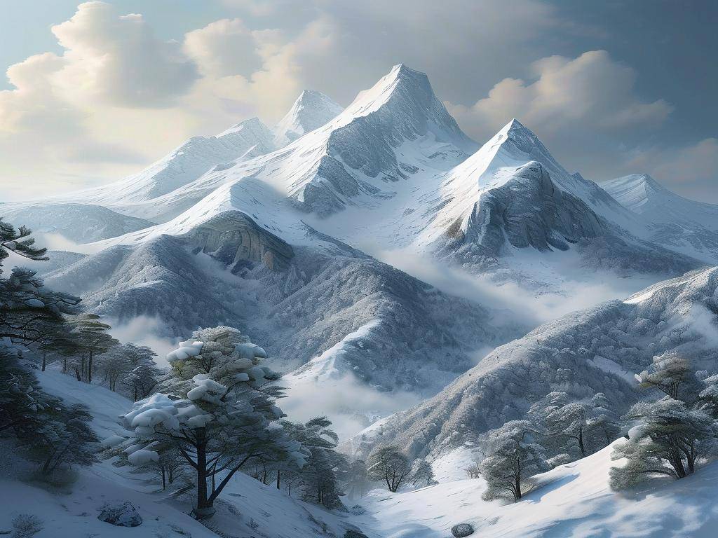 梦见山上白雪皑皑什么意思(1)