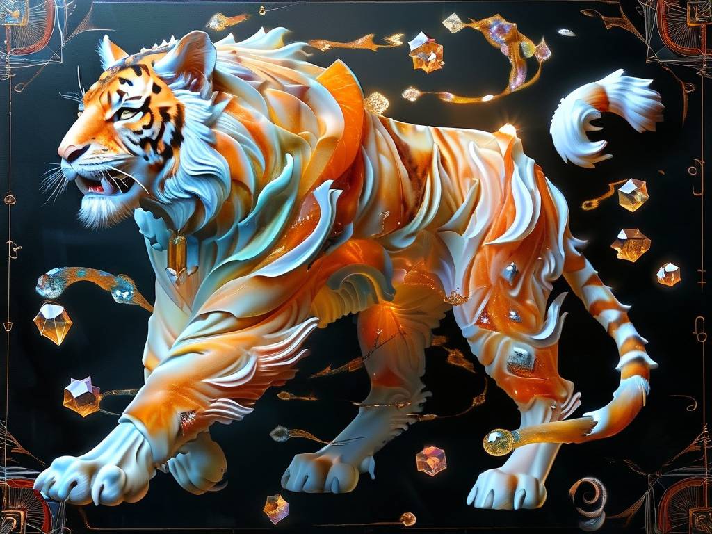 属虎马狗三合吊坠