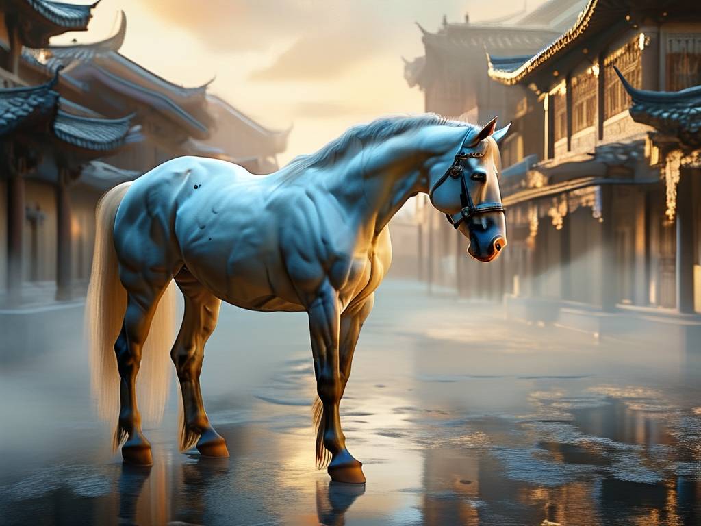 属马的开白颜色的车行吗