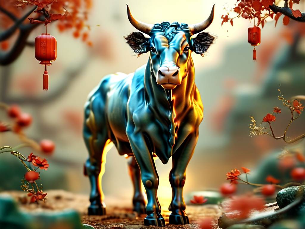 属牛的旺财手机屏保