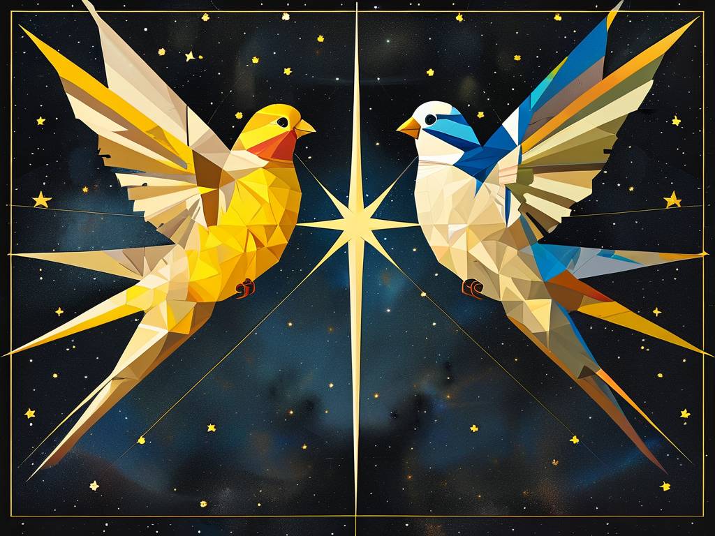 双子座星星连线简图