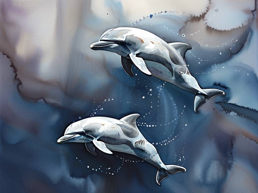双鱼座星座插图