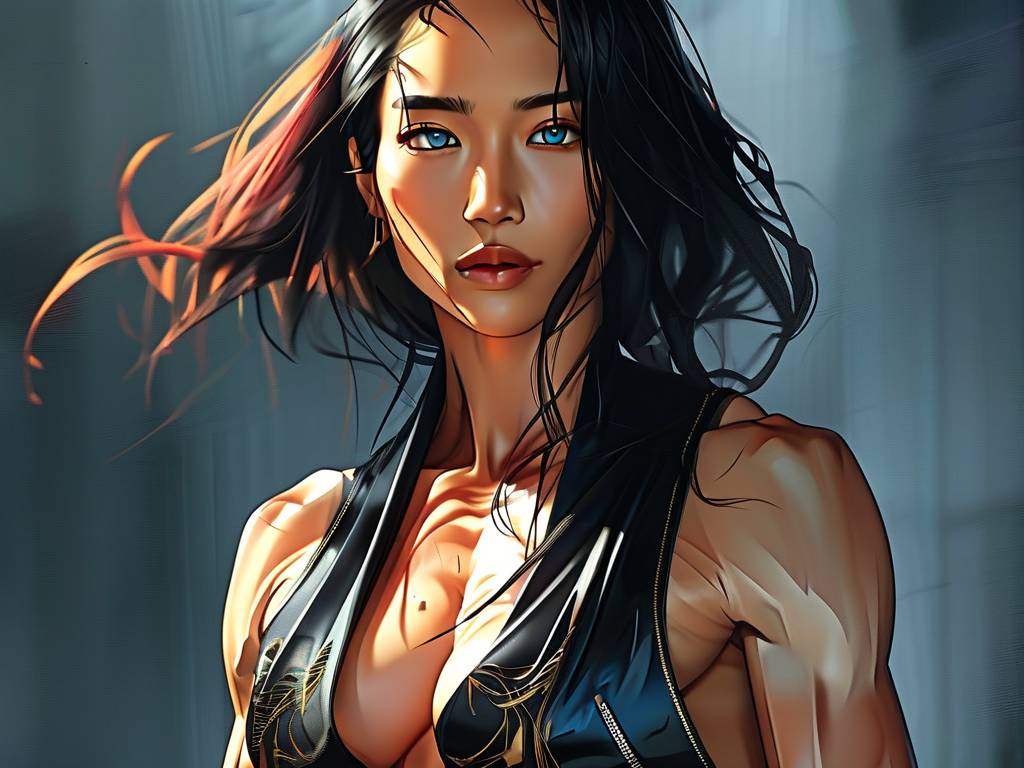 霸道女生头像动漫 洒脱(1)