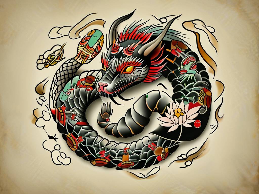 纹身属羊的可以纹蛇吗