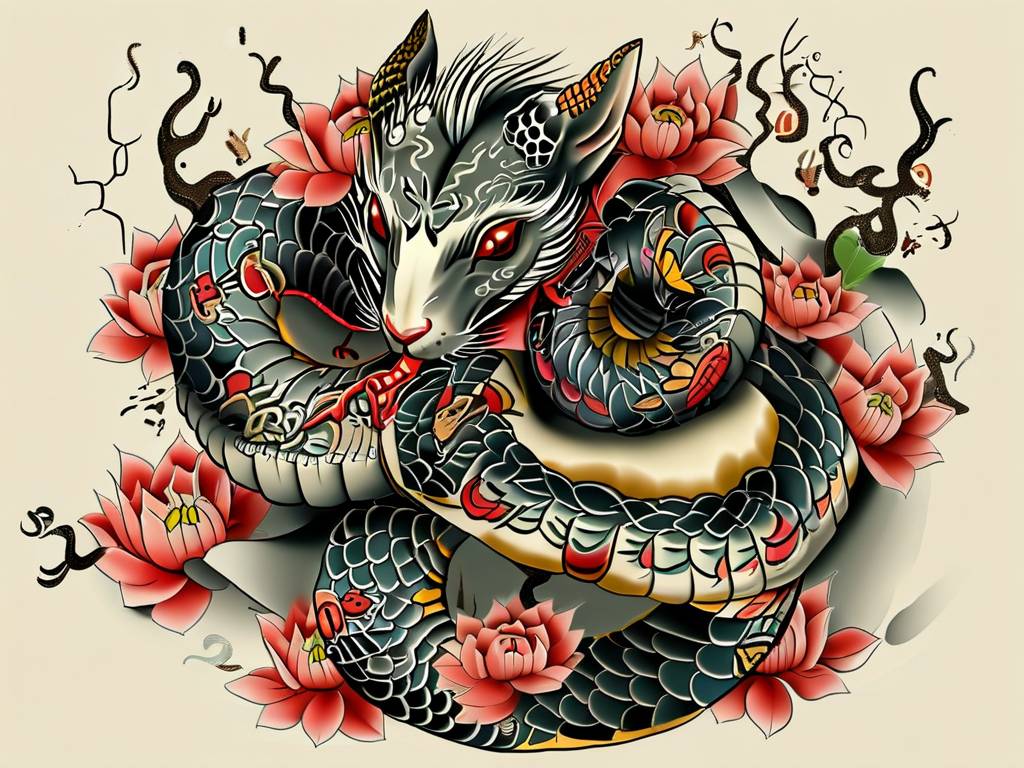 纹身属羊的可以纹蛇吗(1)