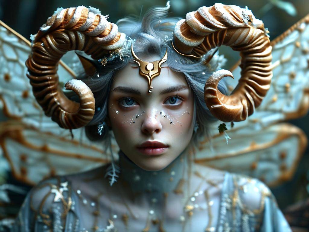 摩羯座的星座画法仙女(1)