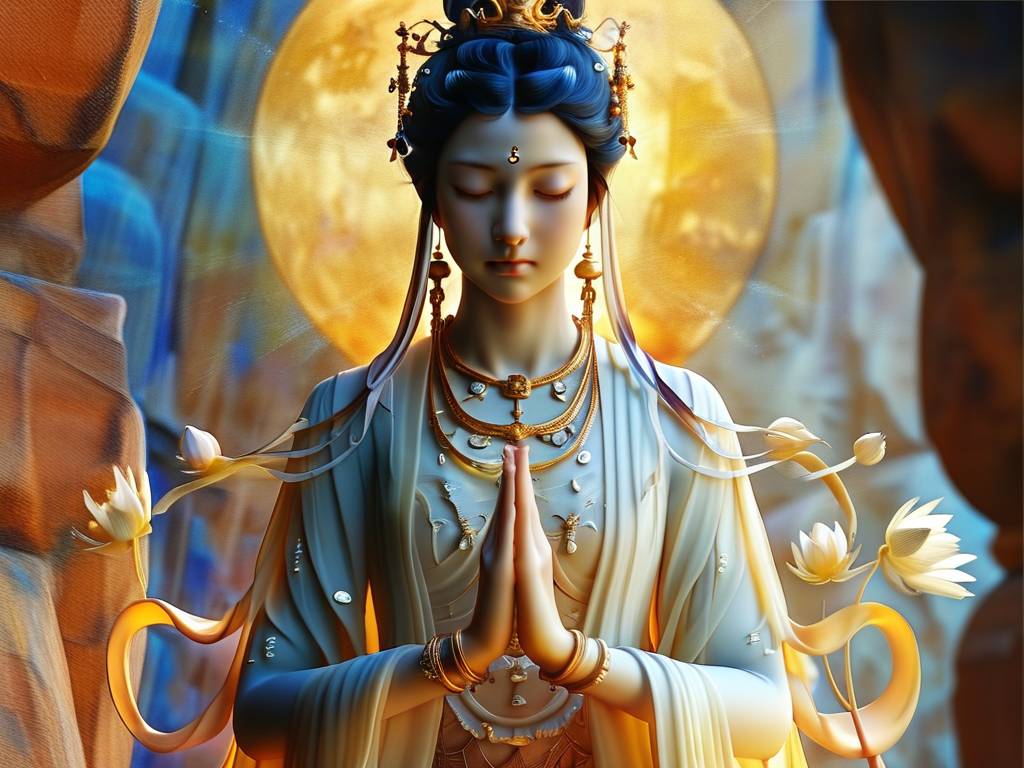 敦煌莫高窟菩萨像图片
