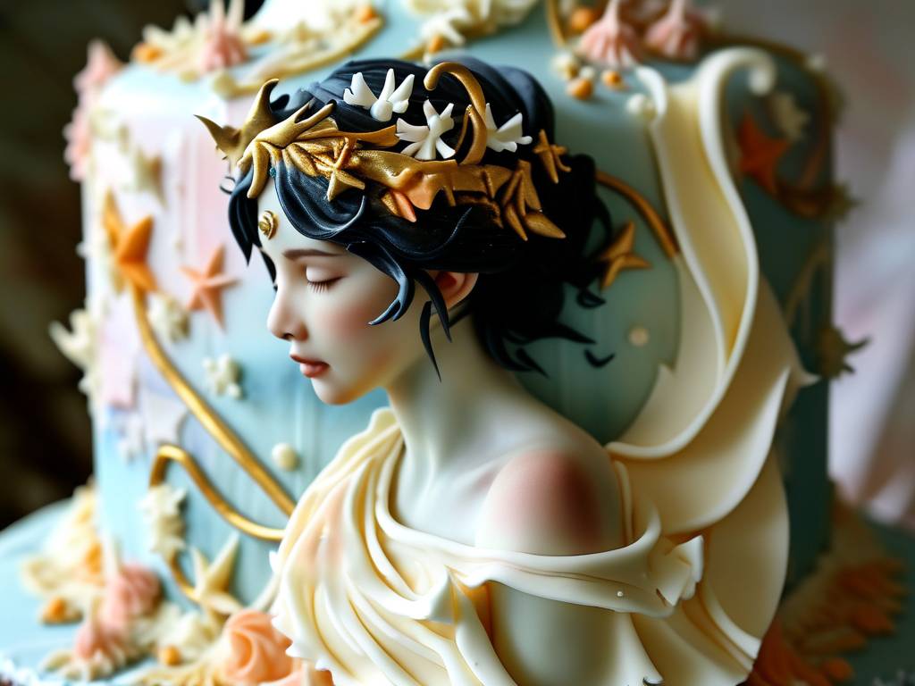 处女座女神蛋糕文案图片