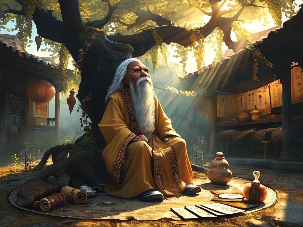 平和县宝丰村瞎子算命(1)