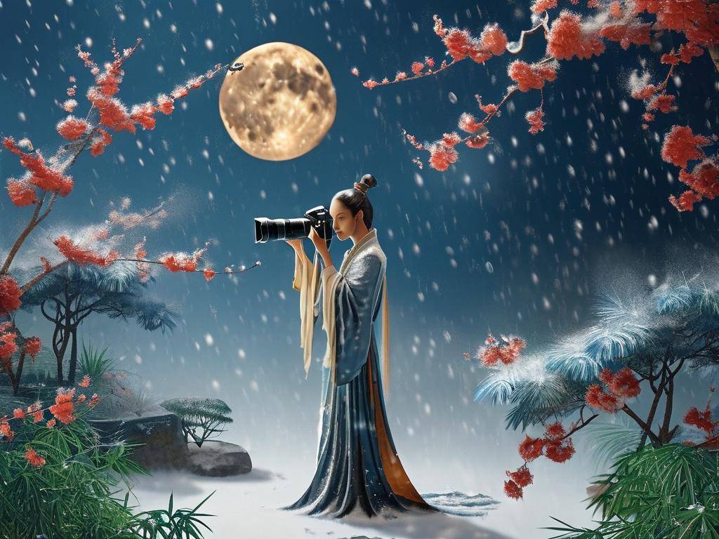 梦见下雪拍照周公解梦(1)