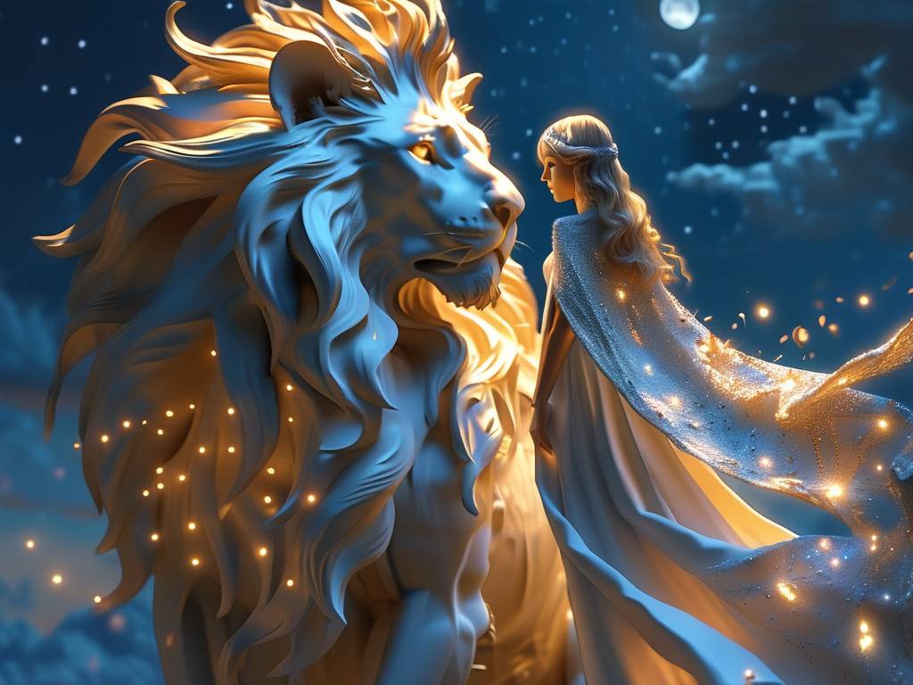 怎么能画出狮子座的公主(1)