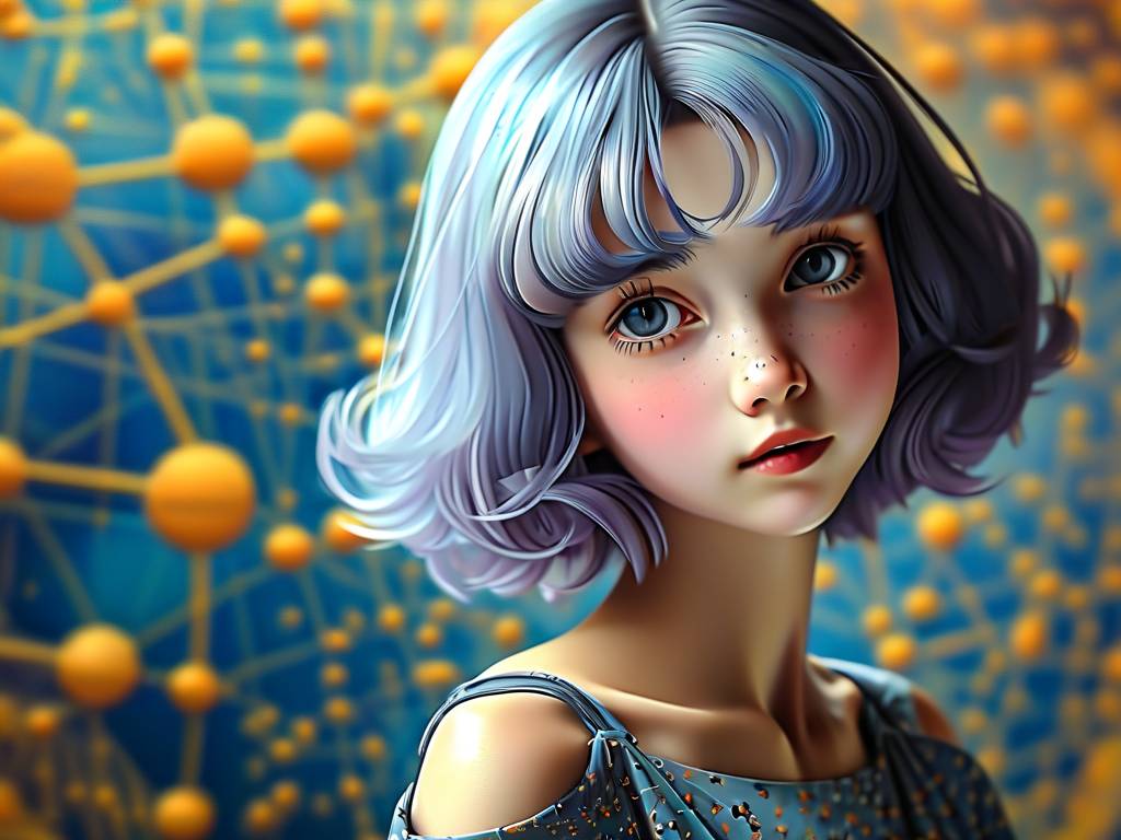 处女座动漫女生图片可爱呆萌头像