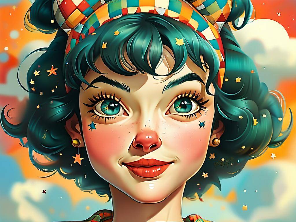 逗笑处女座女生头像