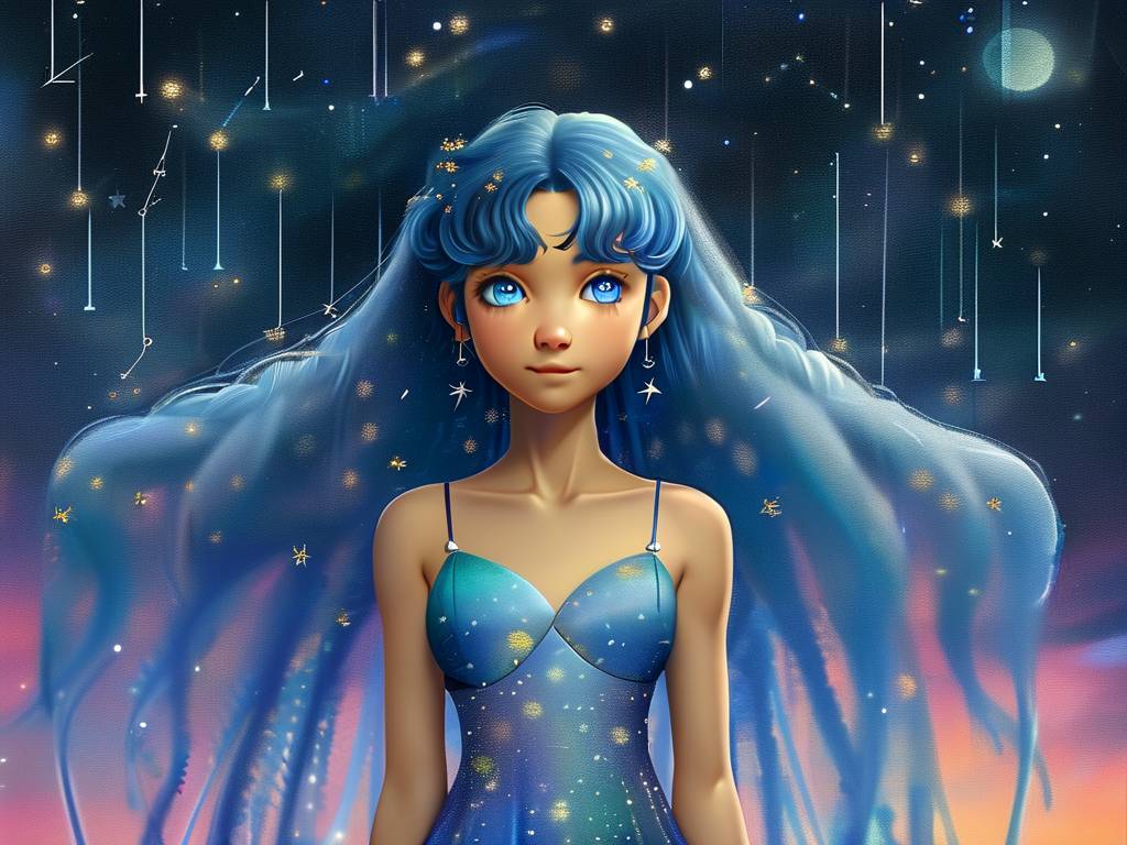 水瓶座宝宝头像女生动漫