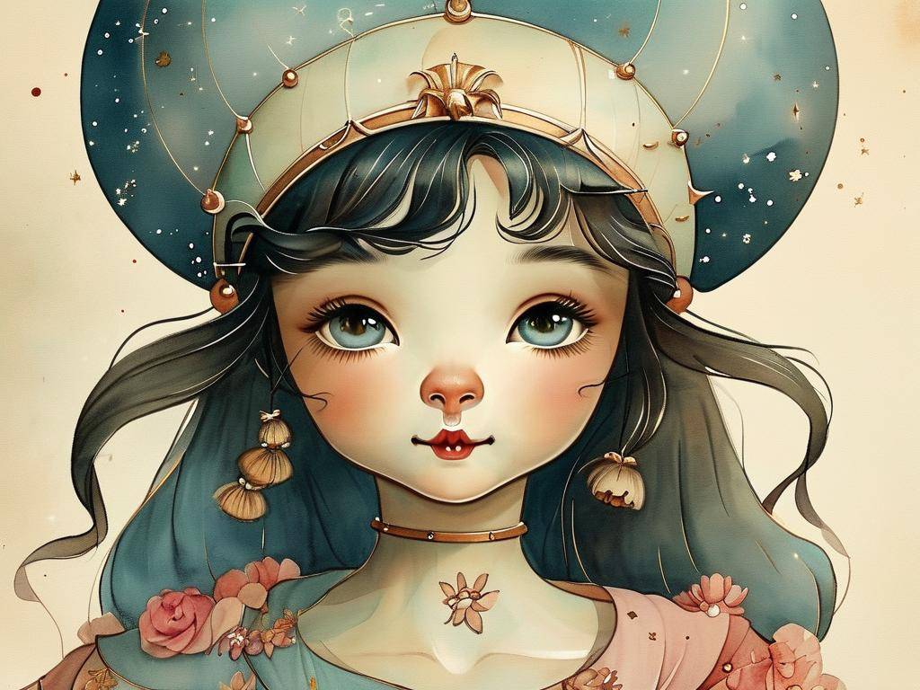 巨蟹座的星座娃娃怎么画