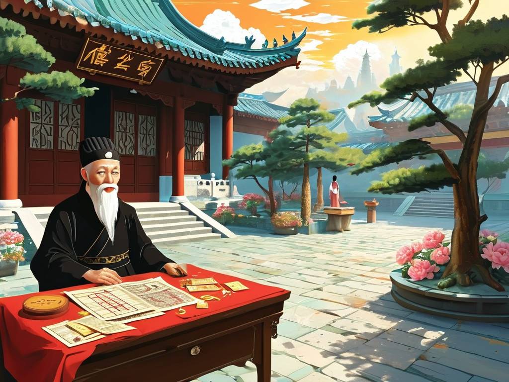 白云观外面算命的