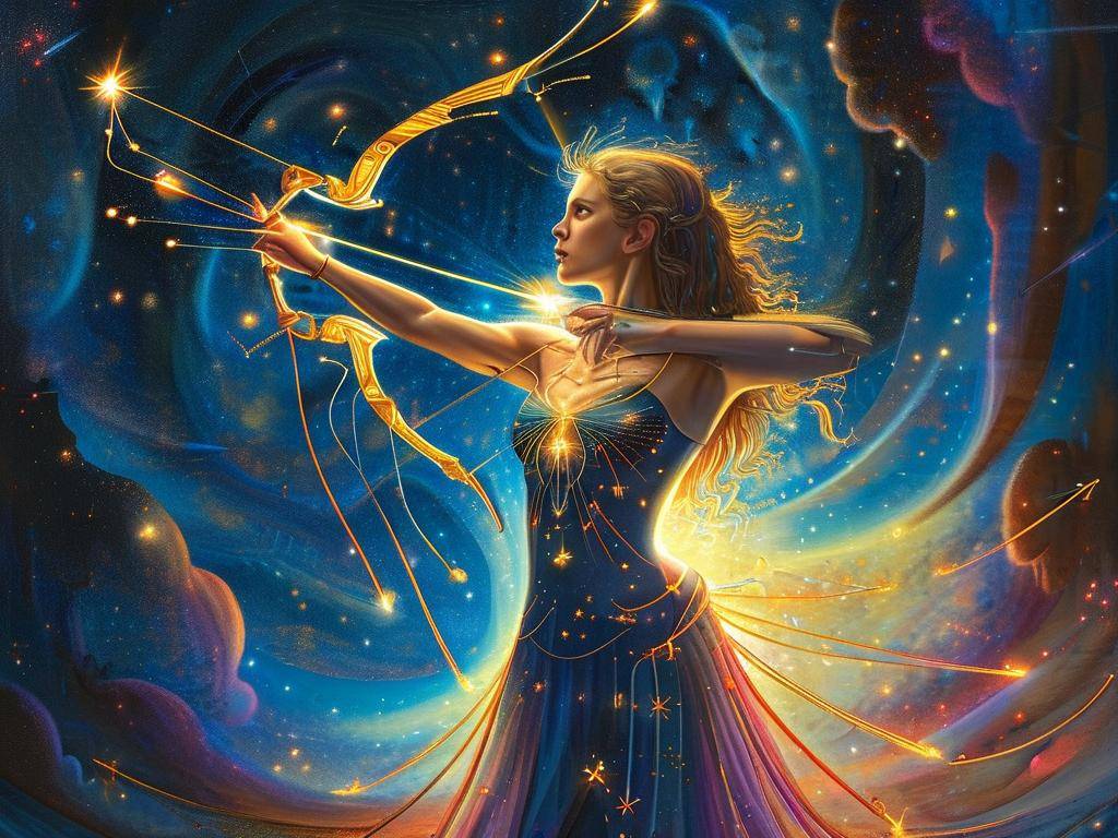 射手座星图连线图片(1)