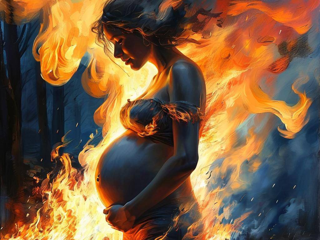孕妇梦见大火燃烧是什么意思(1)