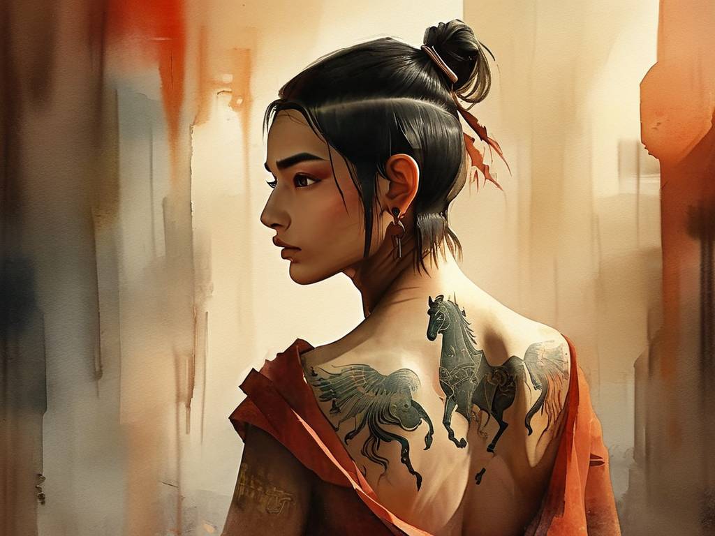 纹身属马的表面服(1)