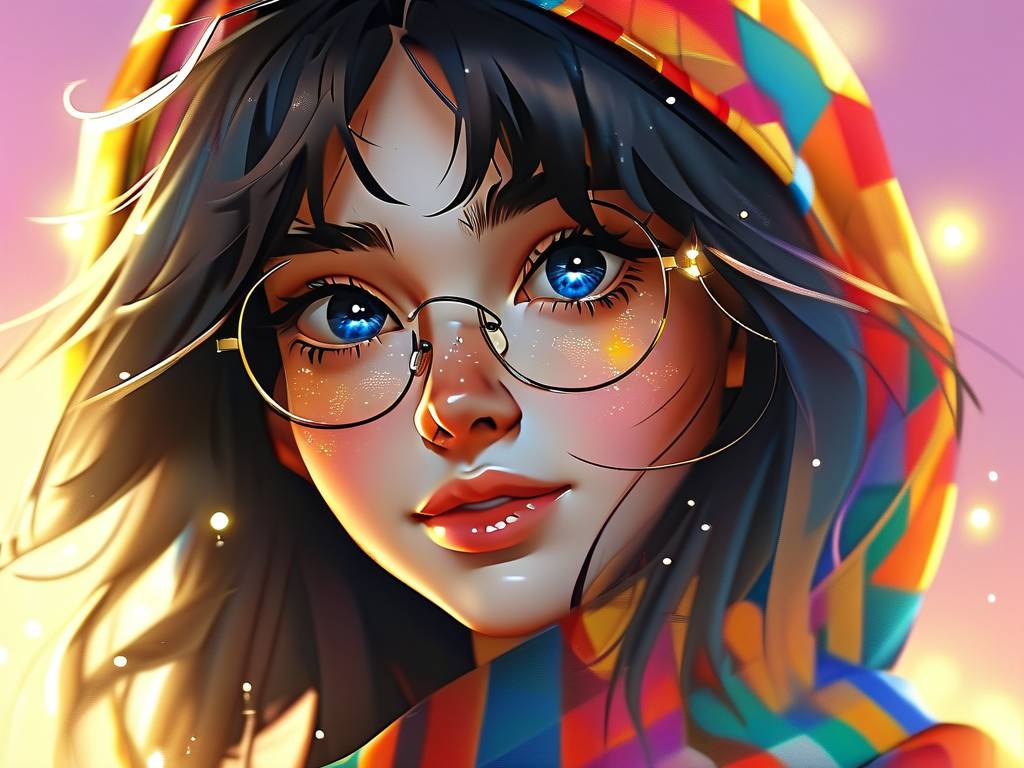 可爱图片射手座女生动漫头像