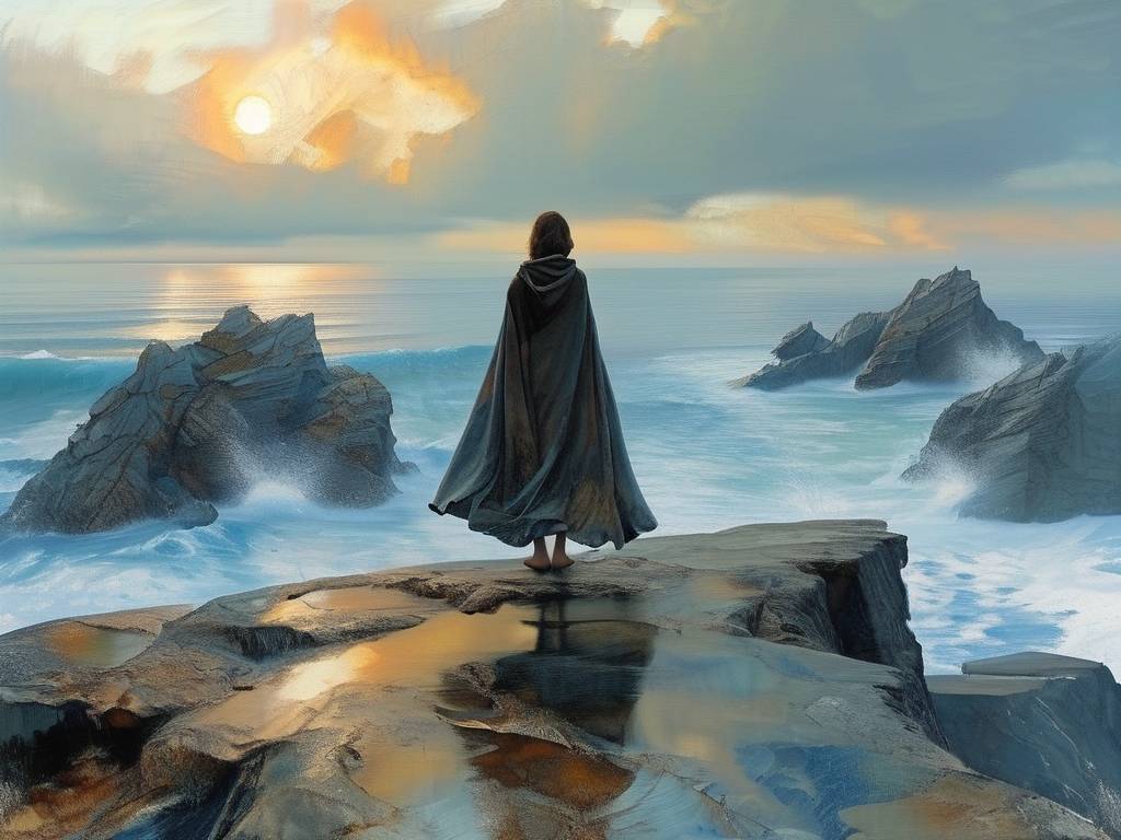 梦见站在海边的礁石上(1)