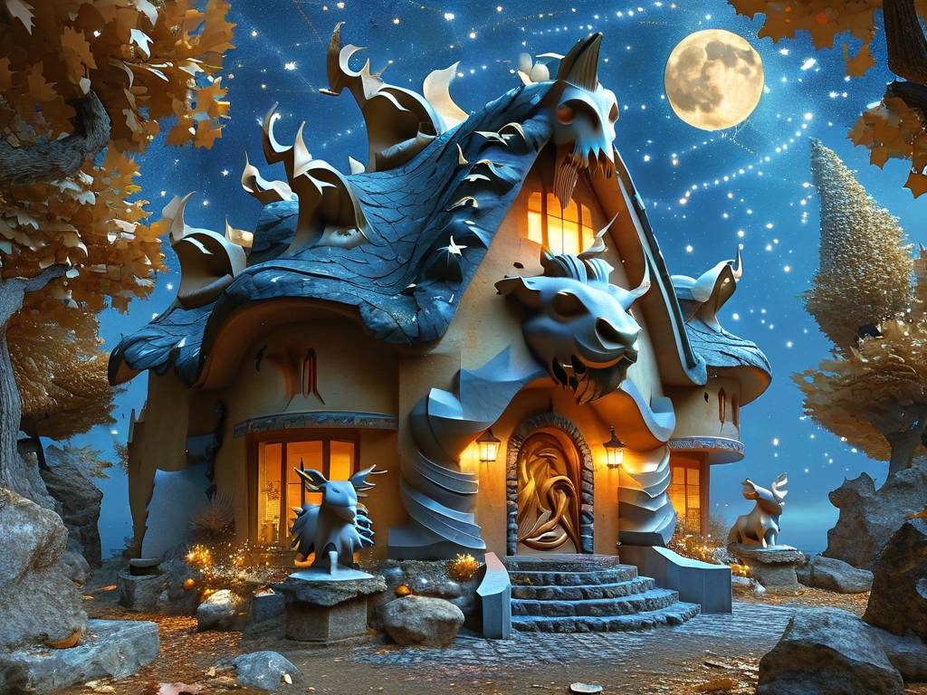 摩羯座星象屋图片大全
