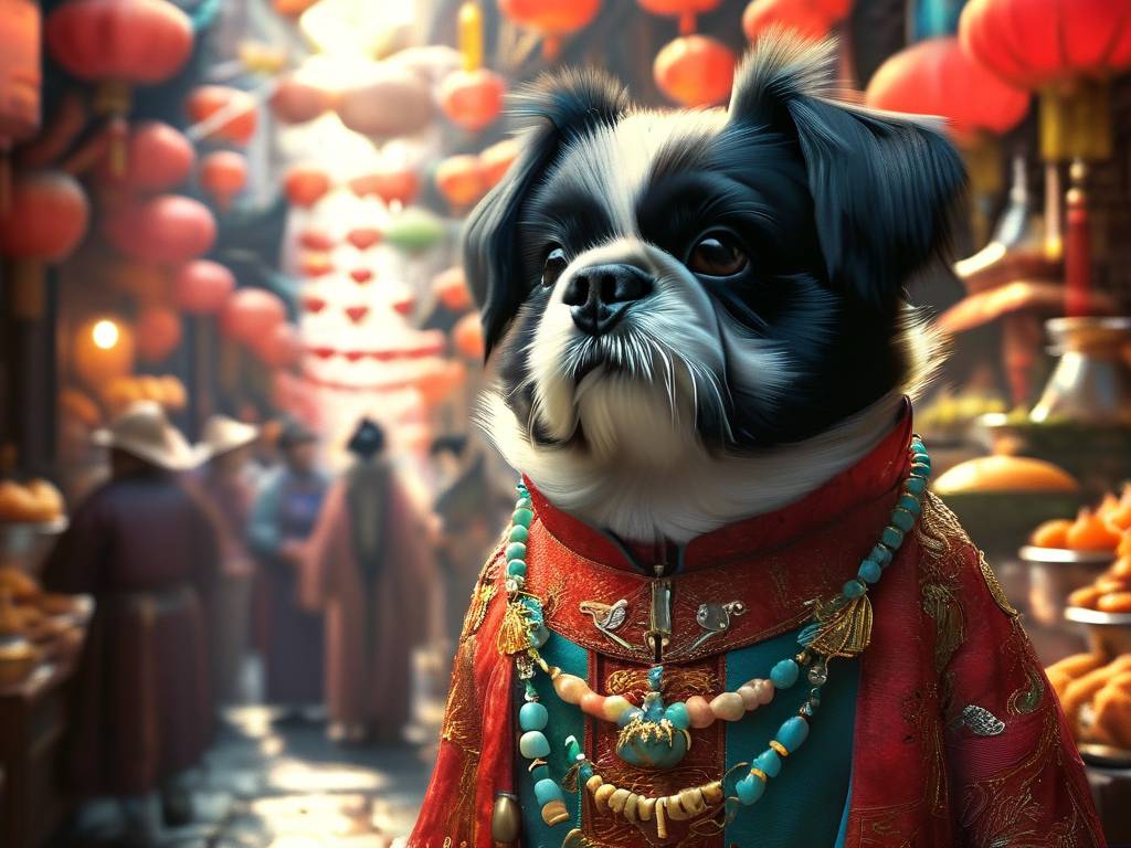 属狗暴富发财图片大全