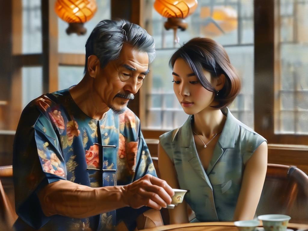 老板给女员工看手相