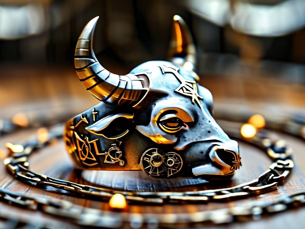 金牛座戒指图片