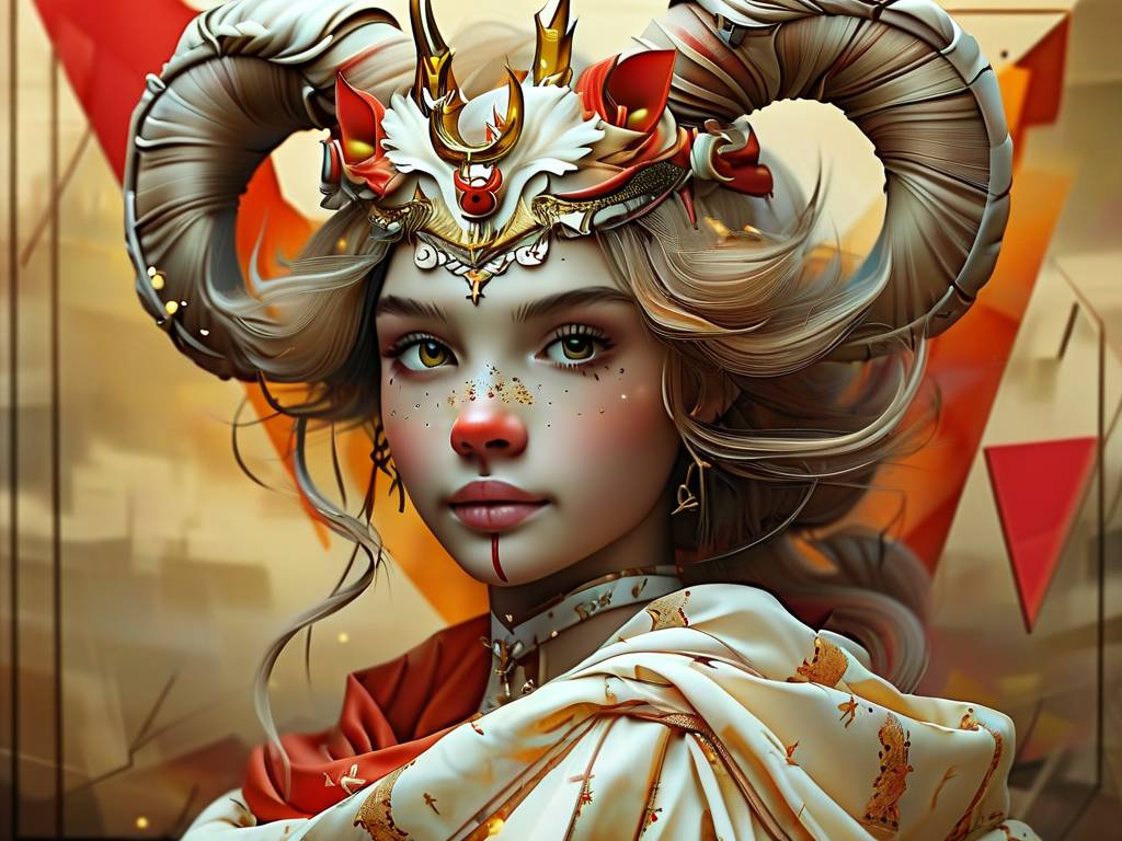 白羊座怎么画可爱女孩(1)
