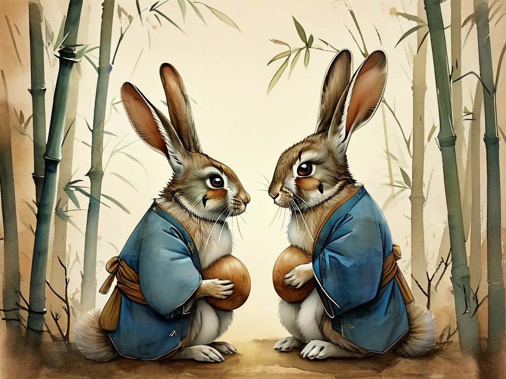 属兔的爸爸生属兔的孩子