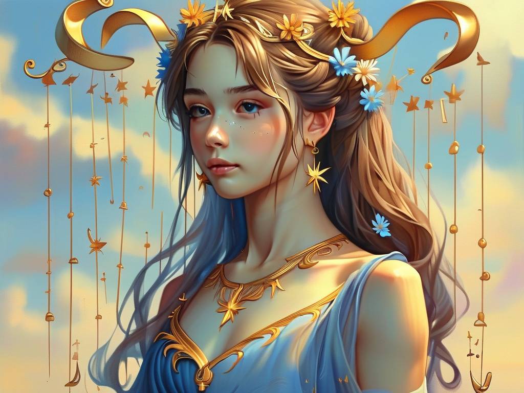双子座女生图片简笔画